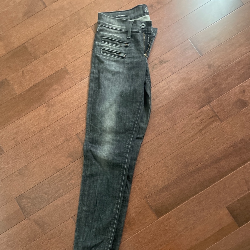 Lucky Brand charcoal grey jeans